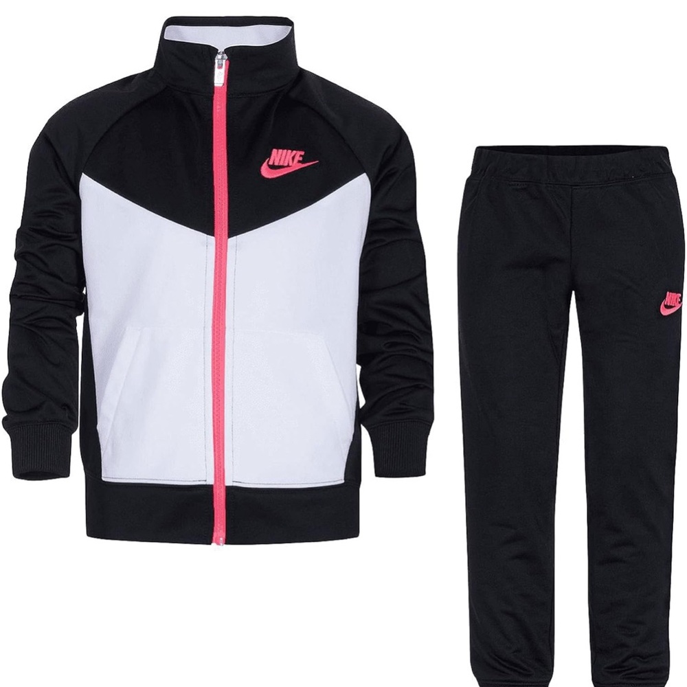 Nike Baby Girls' Tricot Track Suit 2-Piece Outfit Set